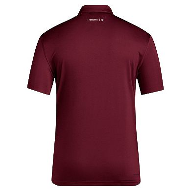 Men's adidas Maroon Texas A&M Aggies 2024 Coaches AEROREADY Polo