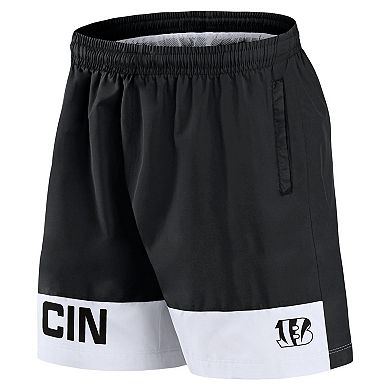 Men's Fanatics Black Cincinnati Bengals Elements Shorts