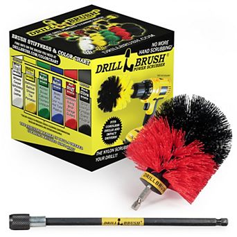 Masonry & Lawn Furniture - Outdoor Garden Cleaning Tool - Patio Scrubbing Brush Deck Cleaning Brush
