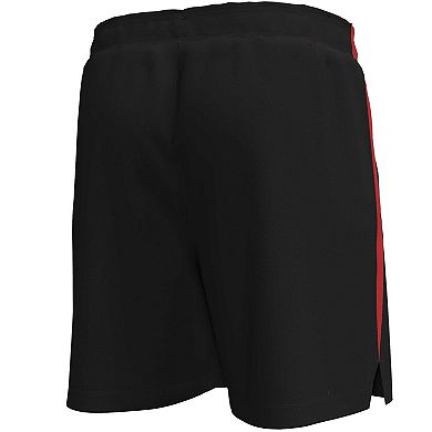 Men's Under Armour Black Wisconsin Badgers Tech Vent Performance Short