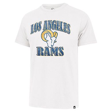 Men's '47 White Los Angeles Rams Overrun Franklin T-Shirt