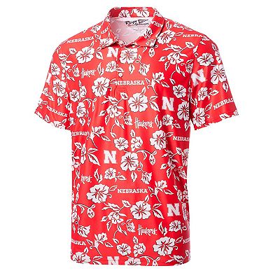 Men's Reyn Spooner Scarlet Nebraska Huskers Performance Polo