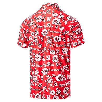 Men's Reyn Spooner Scarlet Nebraska Huskers Performance Polo