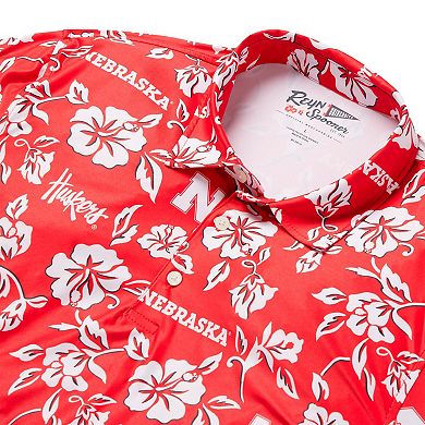 Men's Reyn Spooner Scarlet Nebraska Huskers Performance Polo