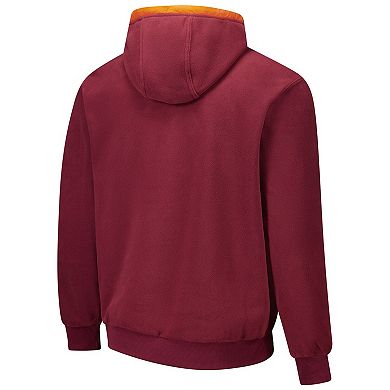 Men's Columbia Maroon Virginia Tech Hokies Flanker Fleece Pullover Hoodie