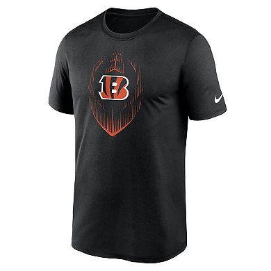 Men's Nike Black Cincinnati Bengals Big & Tall Blitz Legend Icon T-Shirt