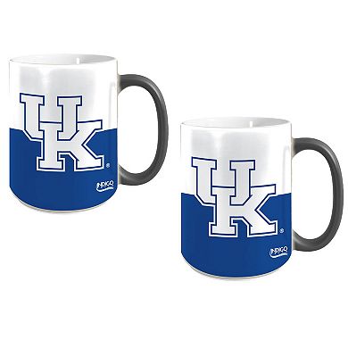 Kentucky Wildcats Two-Pack Reveal Mug Set