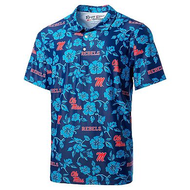 Men's Reyn Spooner Navy Ole Miss Rebels Performance Polo