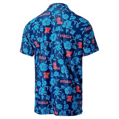 Men's Reyn Spooner Navy Ole Miss Rebels Performance Polo