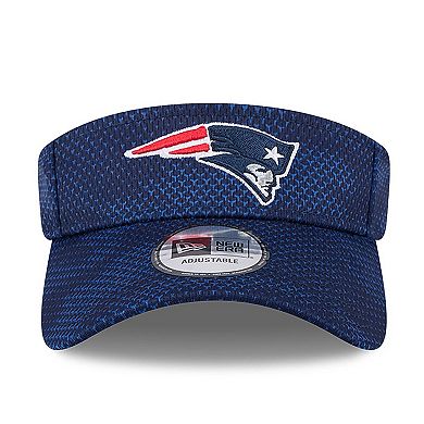 Men's New Era Navy New England Patriots 2024 Sideline Visor