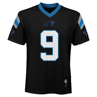 Youth Bryce Young Black Carolina Panthers Replica Player Jersey