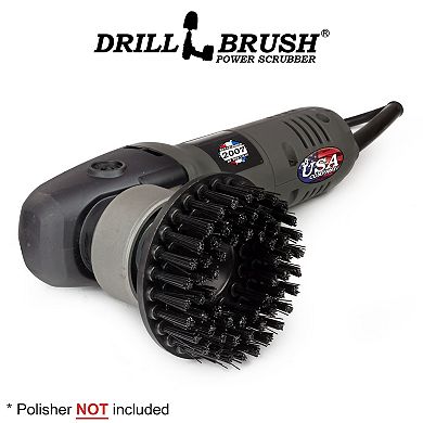 Industrial - Contractor - Scrub Brush - Threaded 5/16x24 - Ultra Stiff Bristles