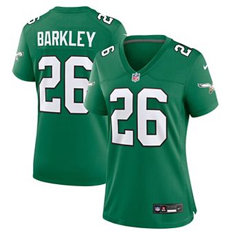 Women's Nike Saquon Barkley Kelly Green Philadelphia Eagles Alternate Game Jersey
