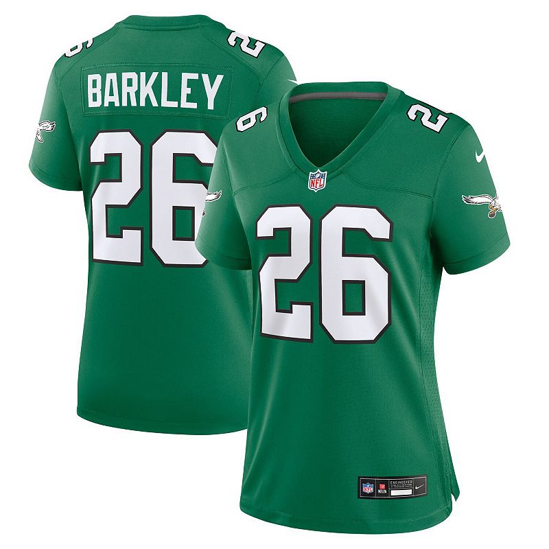 UPC 198238303175 product image for Women's Nike Saquon Barkley Kelly Green Philadelphia Eagles Alternate Game Jerse | upcitemdb.com