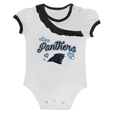 Newborn & Infant Carolina Panthers Love My Team Bodysuit & Skirt Set