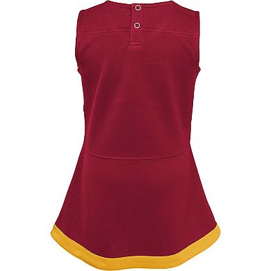 Girls Youth Cardinal/Gold USC Trojans Cheer Captain Jumper Dress