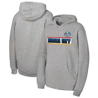 Youth Heather Gray Sporting Kansas City 2024 Billboard Pullover Hoodie