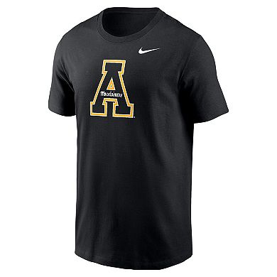 Men's Nike Black Appalachian State Mountaineers Logo T-Shirt