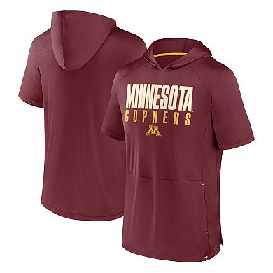 Men's Fanatics Maroon Minnesota Golden Gophers Core Read Hoodie T-Shirt