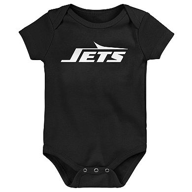 Newborn & Infant New York Jets Team Starter 3-Pack Bodysuit Set