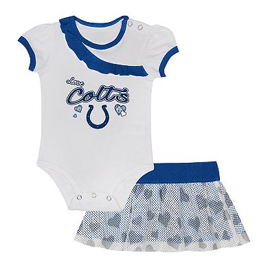 Newborn & Infant Indianapolis Colts Love My Team Bodysuit & Skirt Set