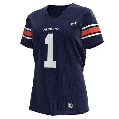 Women's Under Armour #1 Navy Auburn Tigers Replica Football Jersey