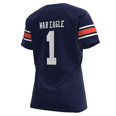 Women's Under Armour #1 Navy Auburn Tigers Replica Football Jersey
