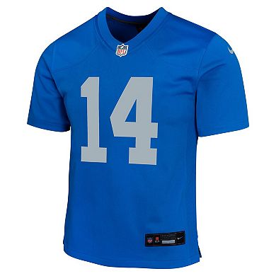 Youth Nike Amon-Ra St. Brown Blue Detroit Lions Alternate Game Jersey