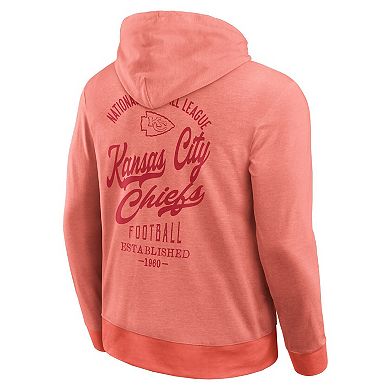 Men's Darius Rucker Collection by Fanatics Red Kansas City Chiefs Tonal Knit Pullover Hoodie