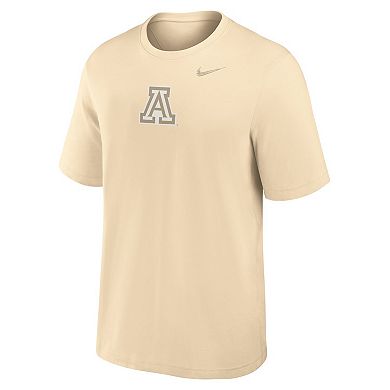 Men's Nike Cream Arizona Wildcats Primary Statement Two-Hit Performance T-Shirt