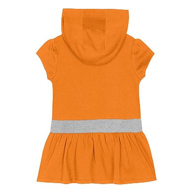 Girls Toddler Tennessee Orange Tennessee Volunteers Team Love French Terry Hoodie Dress