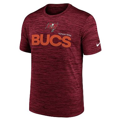 Men's Nike Red Tampa Bay Buccaneers Blitz Velocity Modern Performance T-Shirt