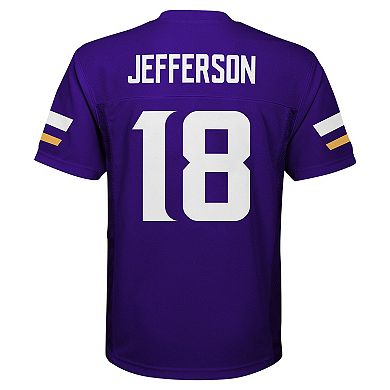 Preschool Justin Jefferson Purple Minnesota Vikings Replica Player Jersey