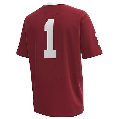 Men's Under Armour #1 Garnet South Carolina Gamecocks Throwback Replica Jersey