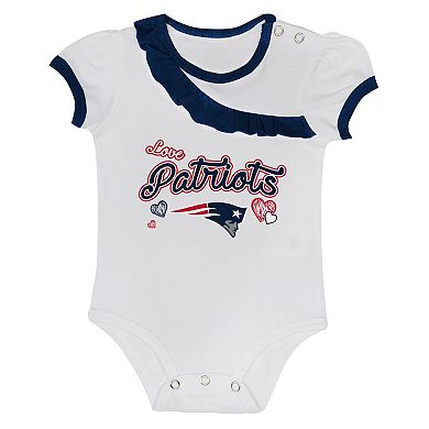 Newborn & Infant New England Patriots Love My Team Bodysuit & Skirt Set