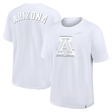 Men's Nike White Arizona Wildcats Statement 2-Hit Max90 T-Shirt