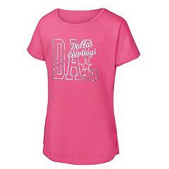 Pink dallas cowboys t shirt best sale