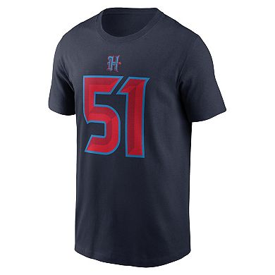 Men's Nike Will Anderson Jr. Navy Houston Texans Name & Number T-Shirt