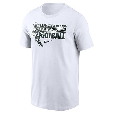 Men's Nike White Michigan State Spartans Fan T-Shirt