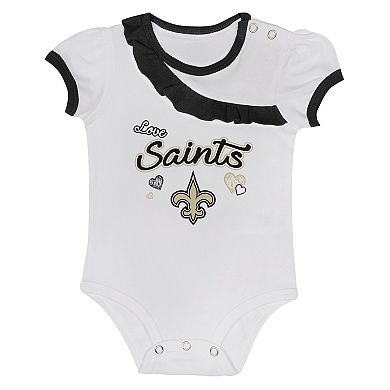 Infant New Orleans Saints Love My Team Bodysuit & Skirt Set