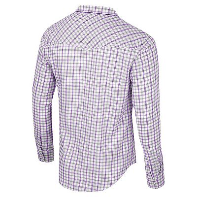 knee length dresses for ladies Clemson Frat Tattersall Long Sleeve Shirt