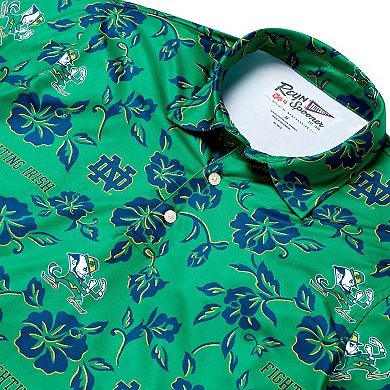 Men's Reyn Spooner Green Notre Dame Fighting Irish Performance Polo