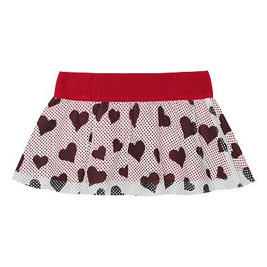 Girls Newborn & Infant Georgia Bulldogs Two-Piece Love My Team Bodysuit & Skirt Set
