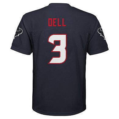 Youth Tank Dell Navy Houston Texans Replica Player Jersey