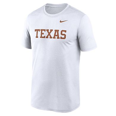 Men's Nike White Texas Longhorns Primetime Legend Wordmark T-Shirt