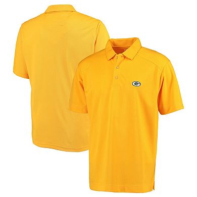 Antigua Green Bay Packers Pique Xtra-Lite Polo - Gold