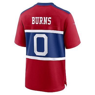 Youth Nike Brian Burns Century Red New York Giants Alternate Player Game Jersey