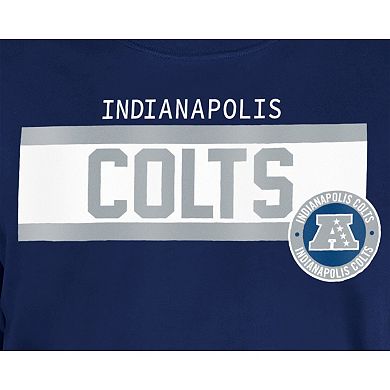 Men's New Era Navy Indianapolis Colts 3rd Down Domestic T-Shirt
