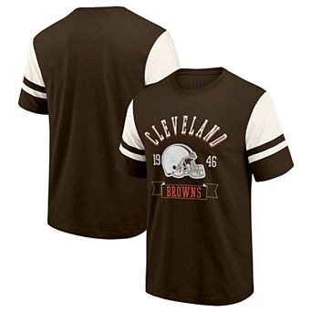Men's Darius Rucker Collection by Fanatics Brown Cleveland Browns Football T-Shirt