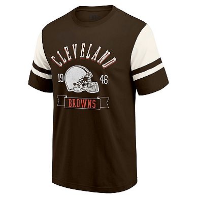 Men's Darius Rucker Collection by Fanatics Brown Cleveland Browns Football T-Shirt